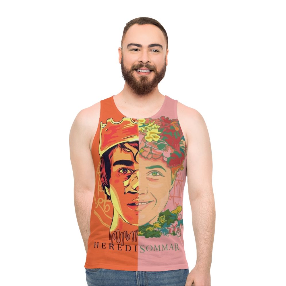 Heredisommar unisex horror movie inspired tank top - men