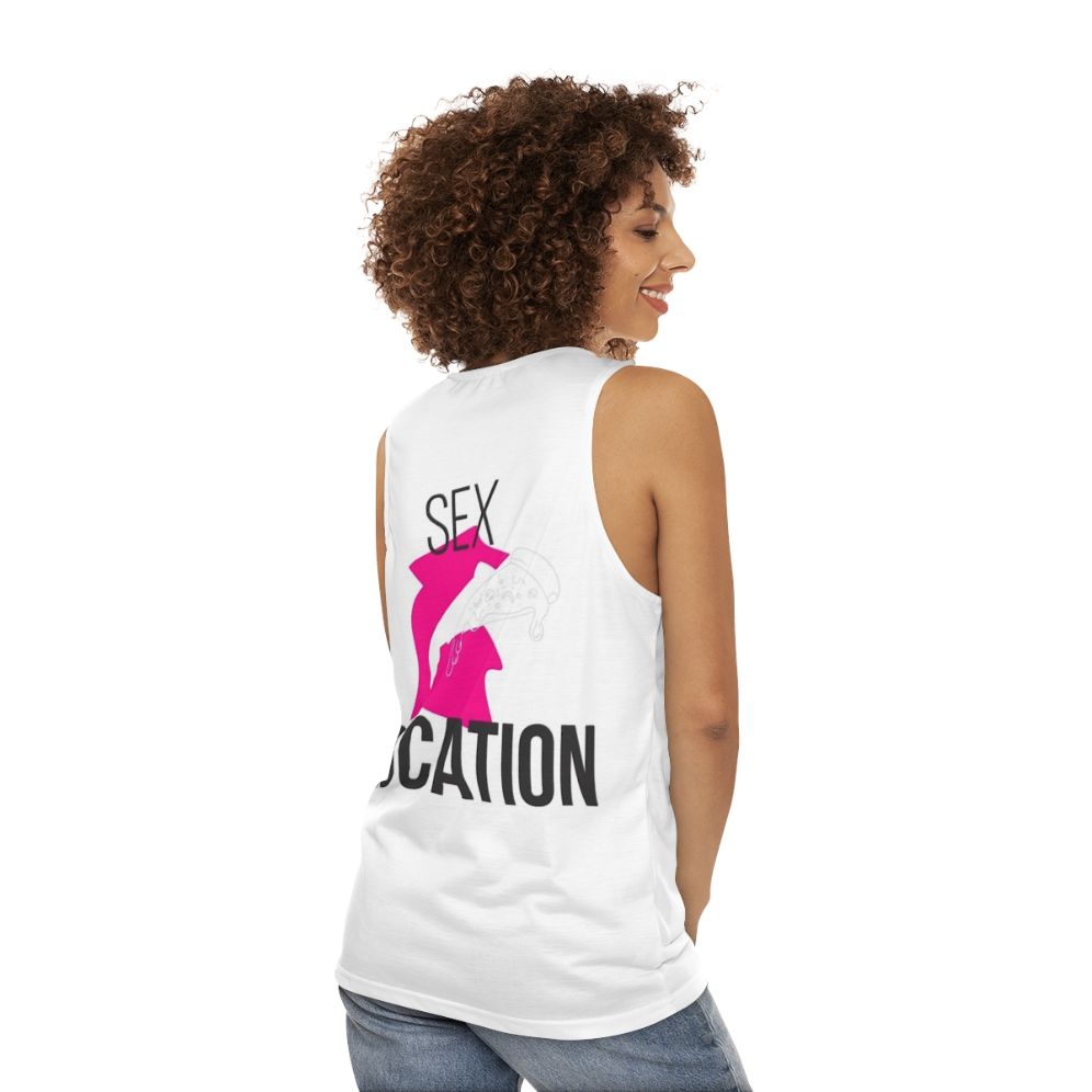 Sex Education Netflix Unisex Tank Top - women back