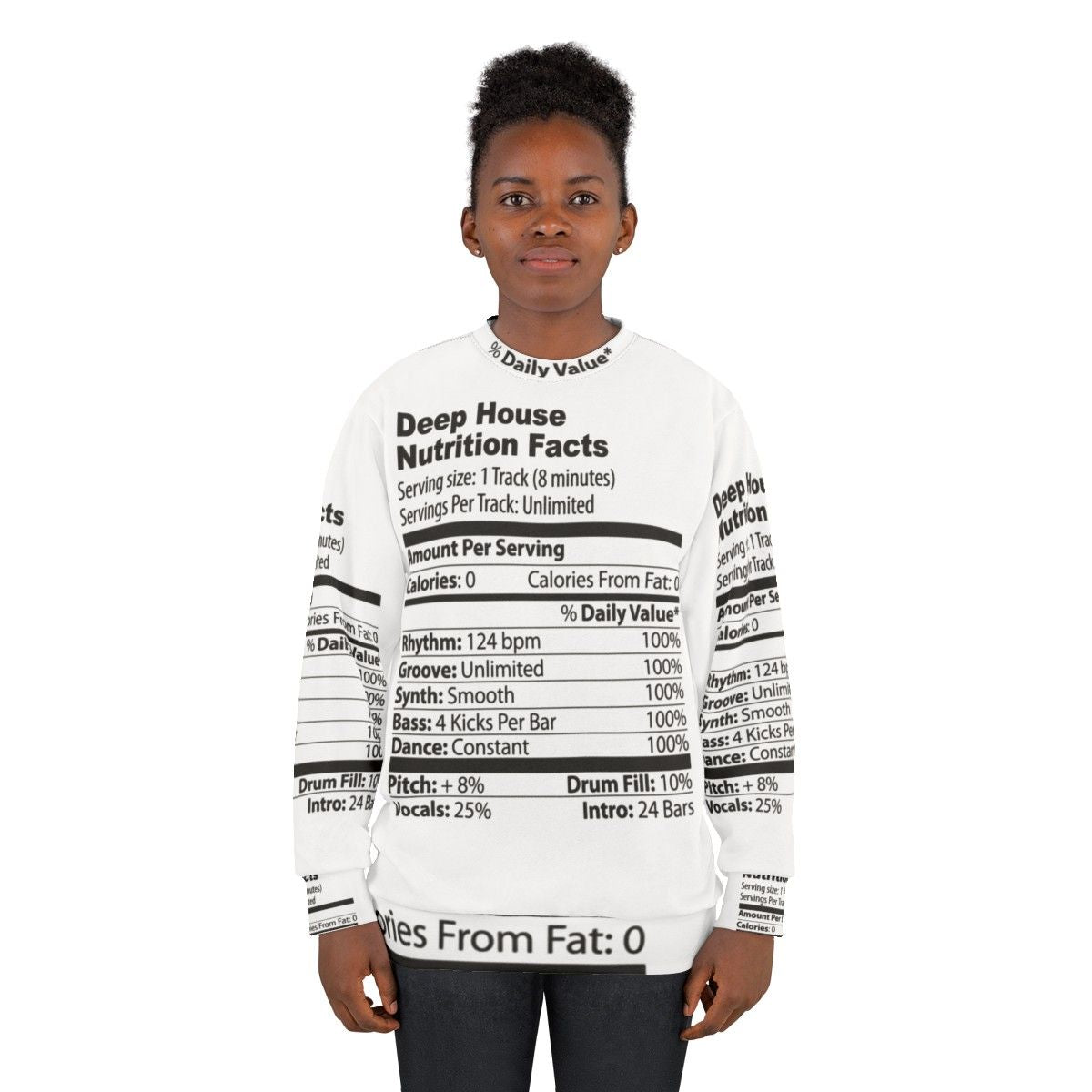 Deep House Music Sweatshirt - women