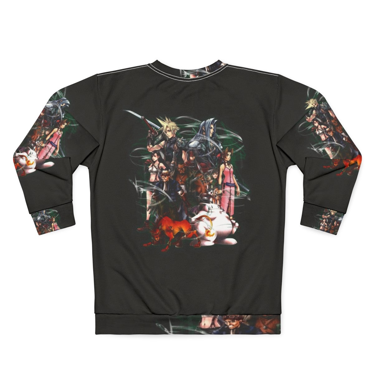 Final Fantasy VII Collage Graphic Sweatshirt - Back