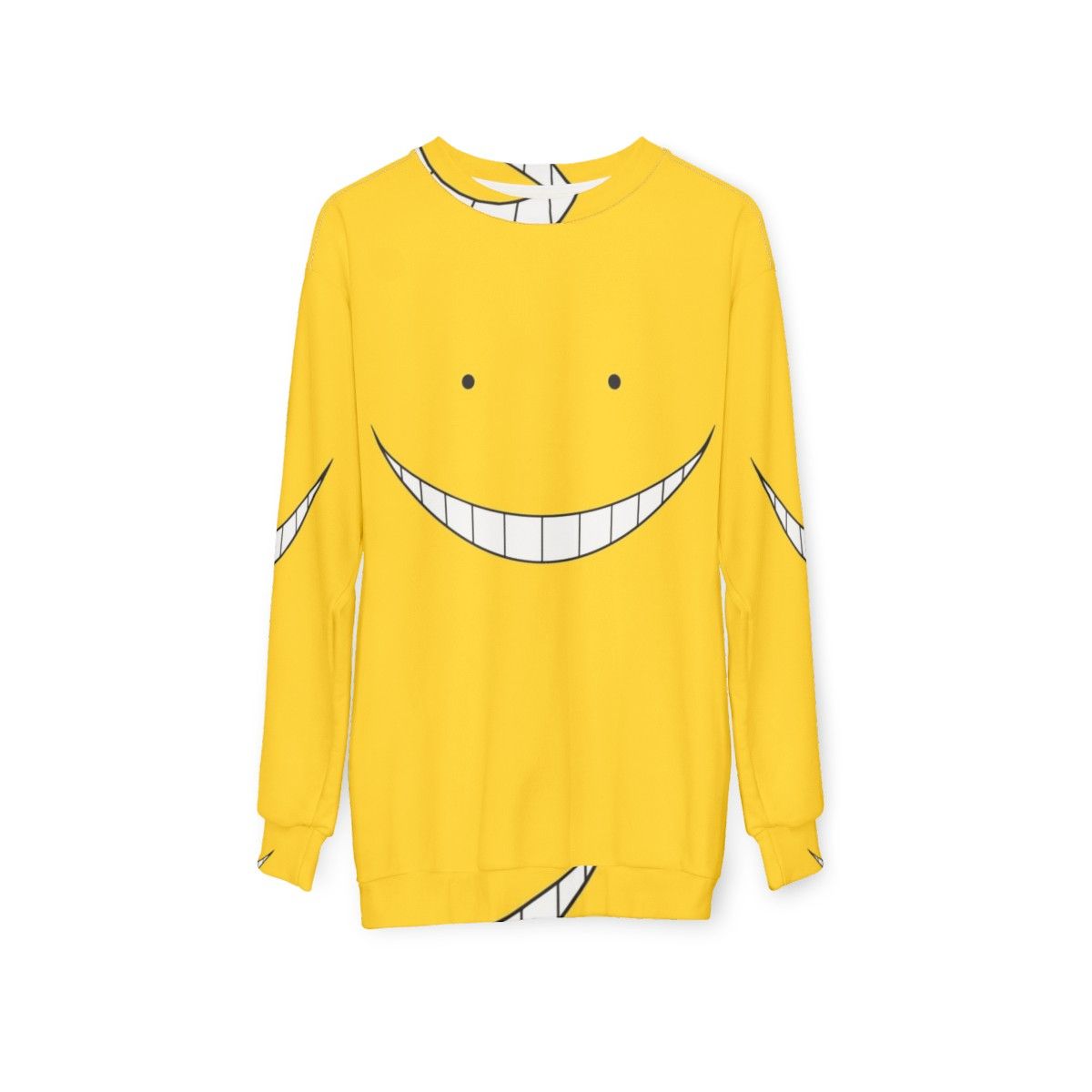 Assassination Classroom anime sweatshirt featuring Korosensei - hanging