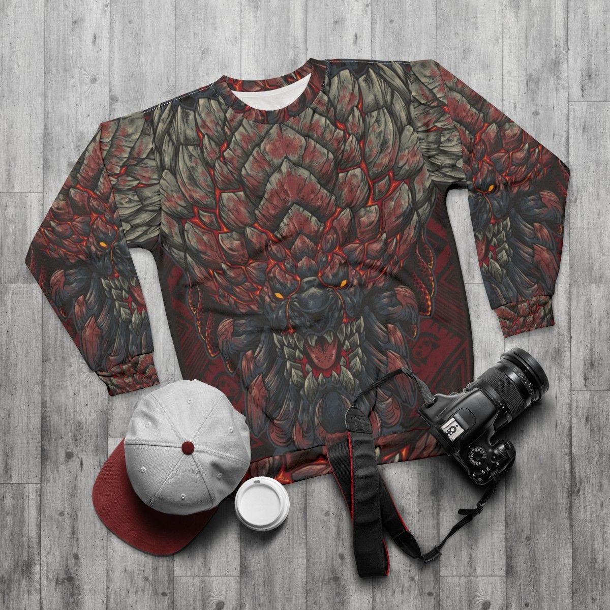 Bazelgeuse Hunting Club Sweatshirt - flat lay