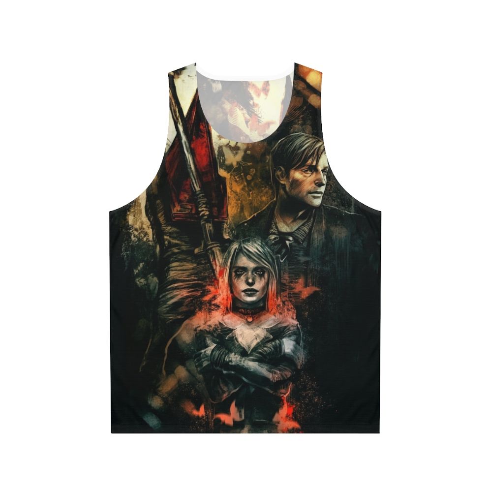 Silent Hill 2 horror video game unisex tank top