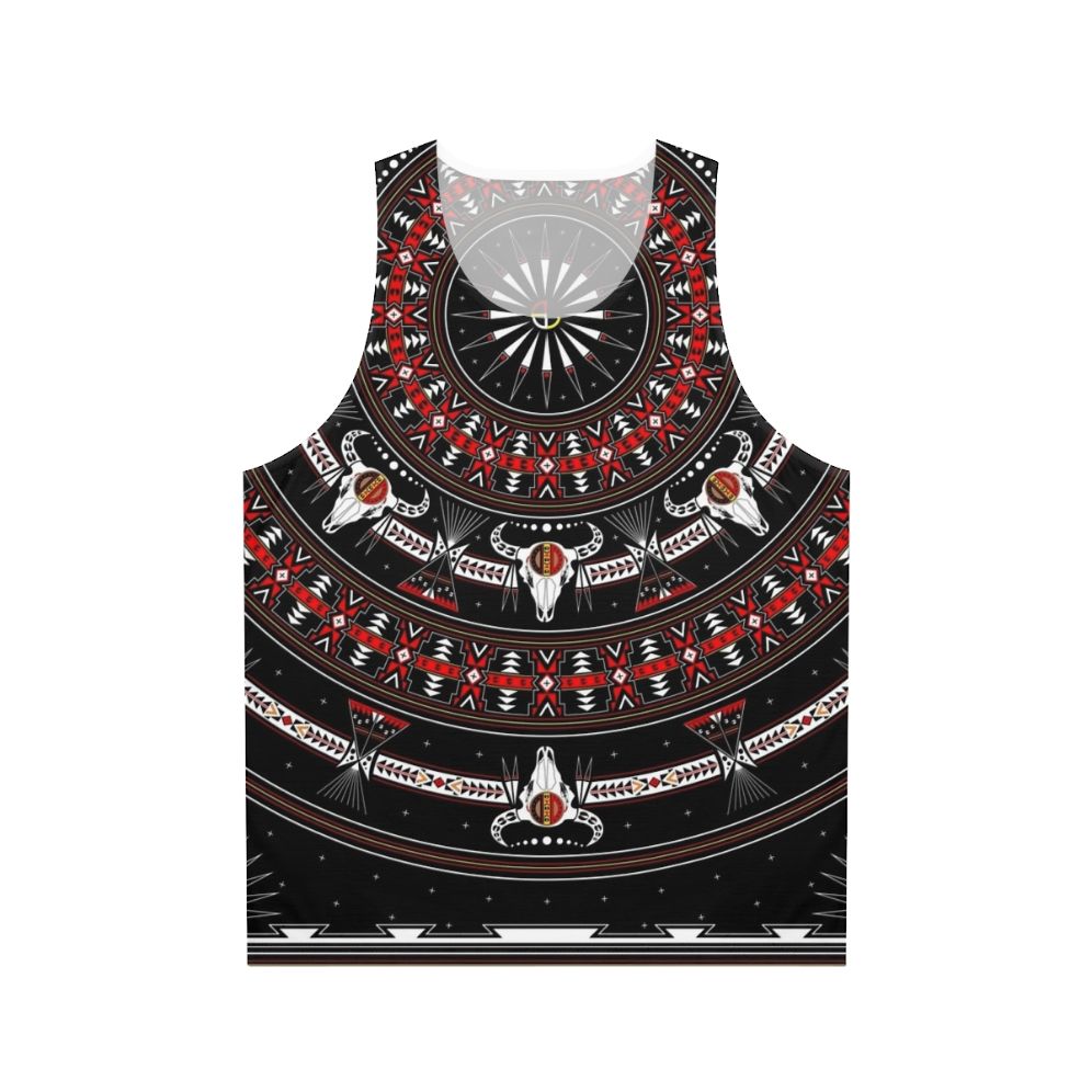 Native American buffalo spirit unisex tank top