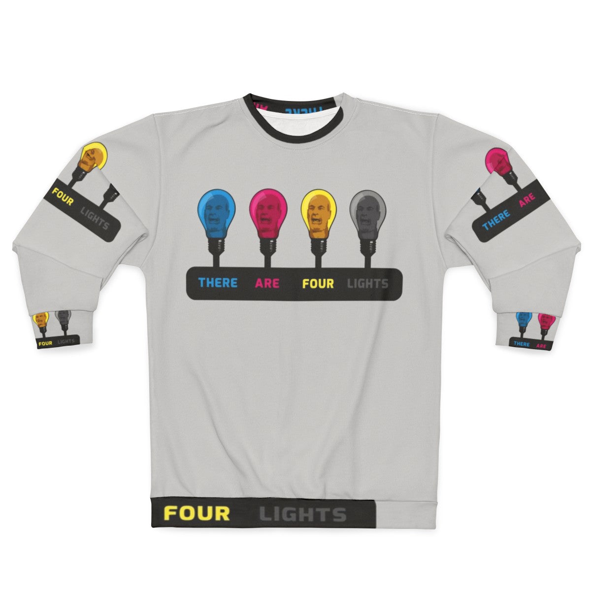 "There Are Four Lights" CMYK Star Trek Sweatshirt