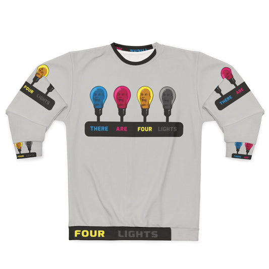 "There Are Four Lights" CMYK Star Trek Sweatshirt