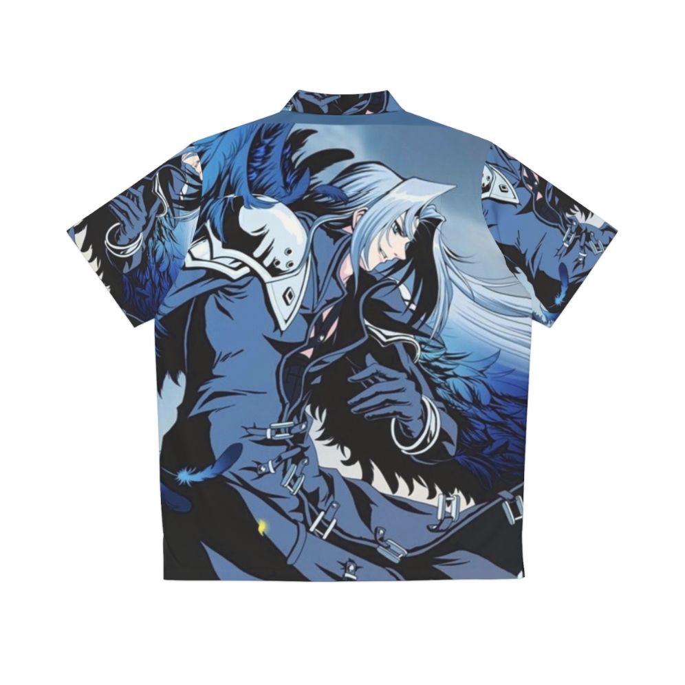 Sephiroth Inspired Hawaiian Shirt - Back