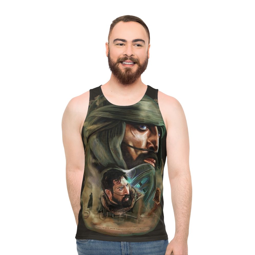 Dune Stilgar Painting Unisex Tank Top - men