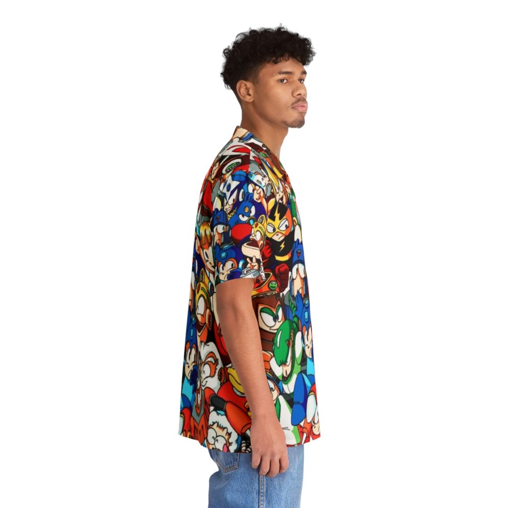 Mega Man Classic Robot Masters Hawaiian Shirt - People Pight