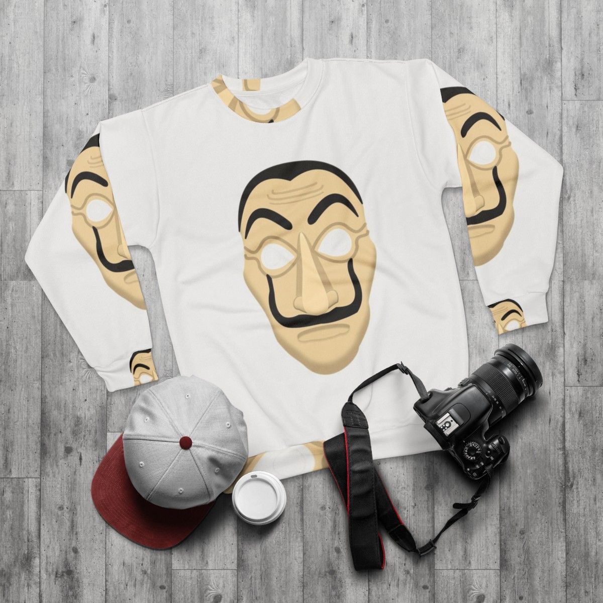 Money Heist Netflix Series Sweatshirt - flat lay