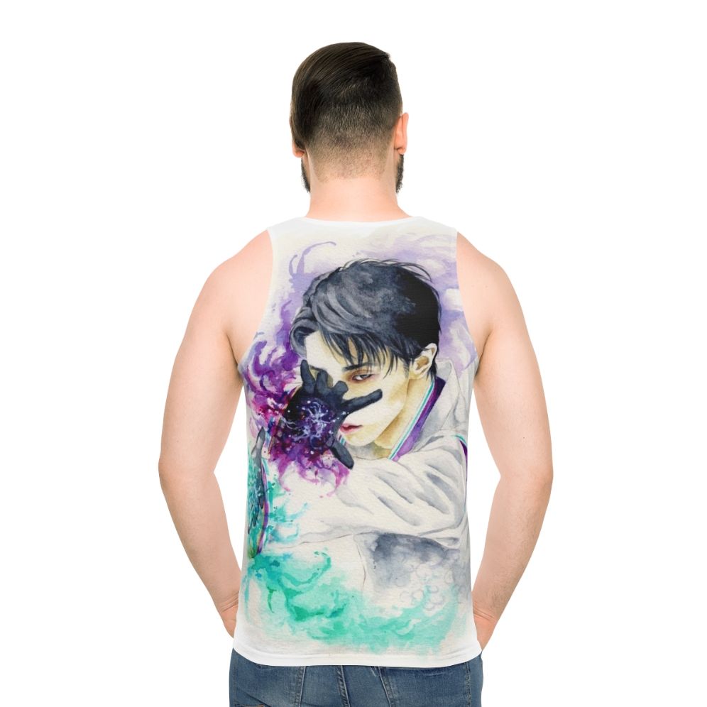 Yuzuru Hanyu Seimei Unisex Tank Top - men back