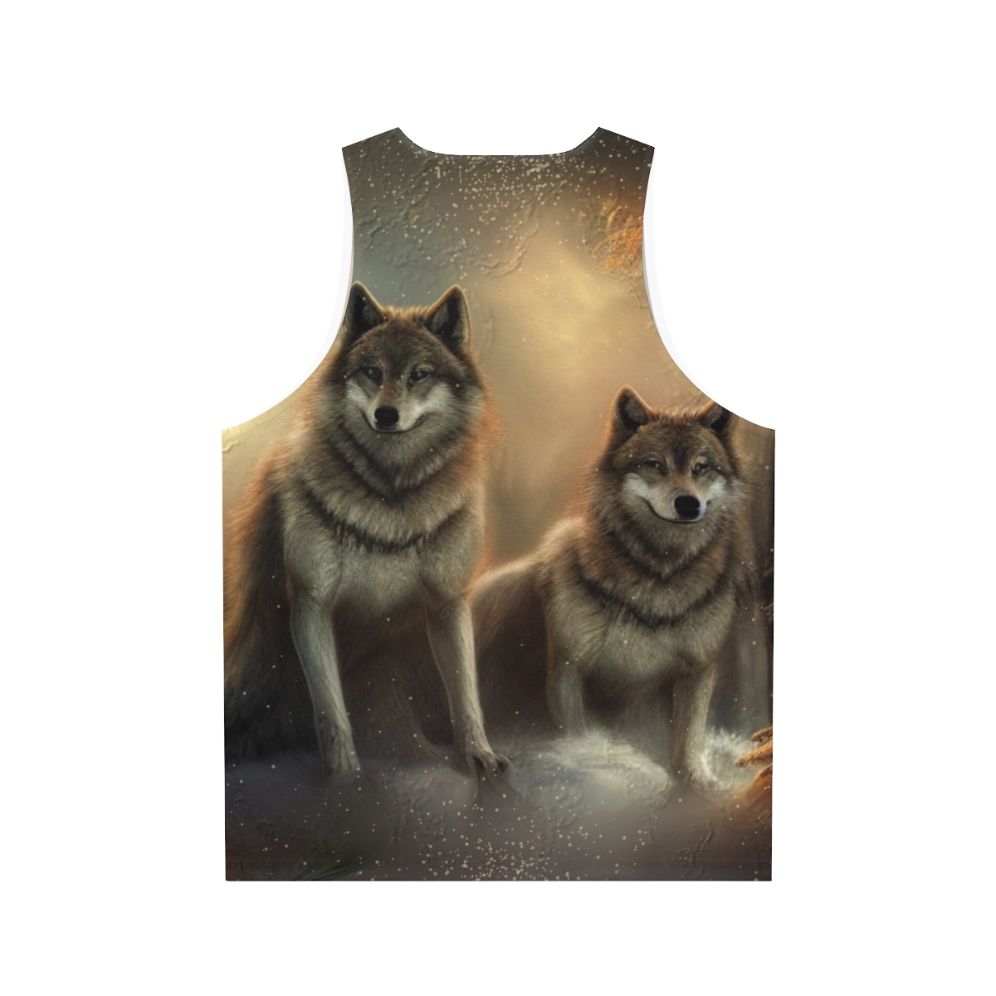 Winter Wolves Unisex Tank Top - Back