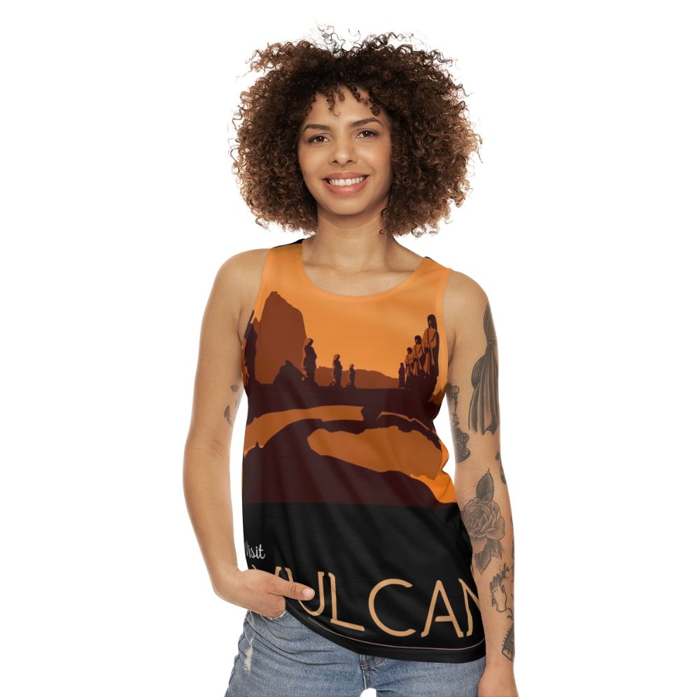 Vulcan Star Trek Unisex Tank Top - women