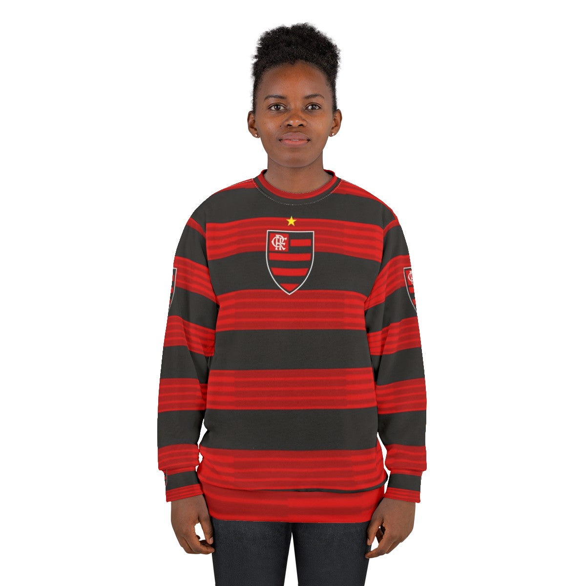 Flamengo Supporters Sweatshirt, High-Quality Soccer Fan Apparel - women