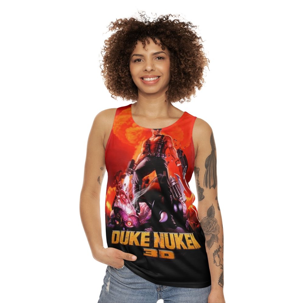 Duke Nukem 3D Retro Gaming Unisex Tank Top - women