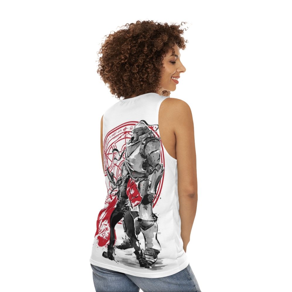 Fullmetal Alchemist anime tank top - women back