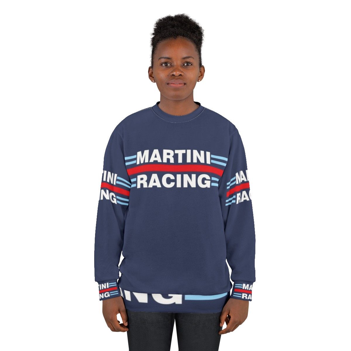 Vintage Martini Racing Sweatshirt featuring classic motorsport design - women