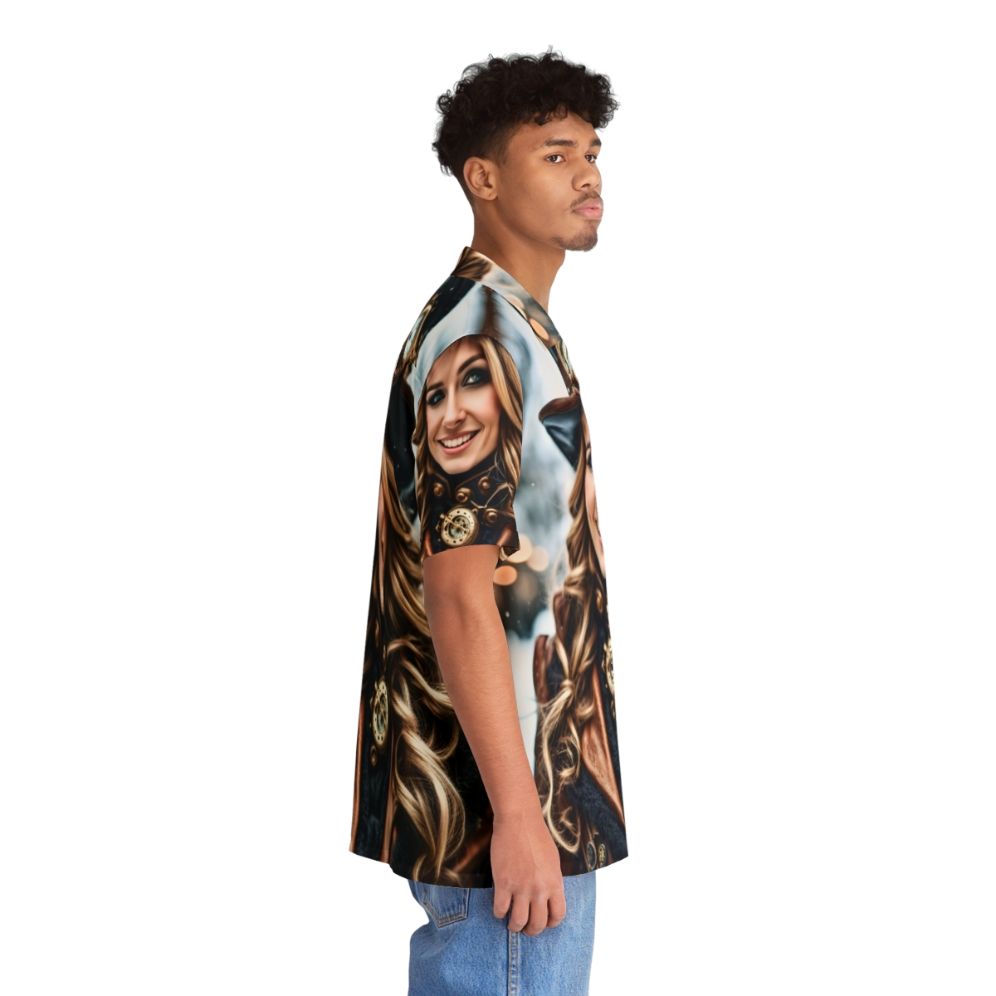 Steampunk Winter Wonderland Hawaiian Shirt - People Pight