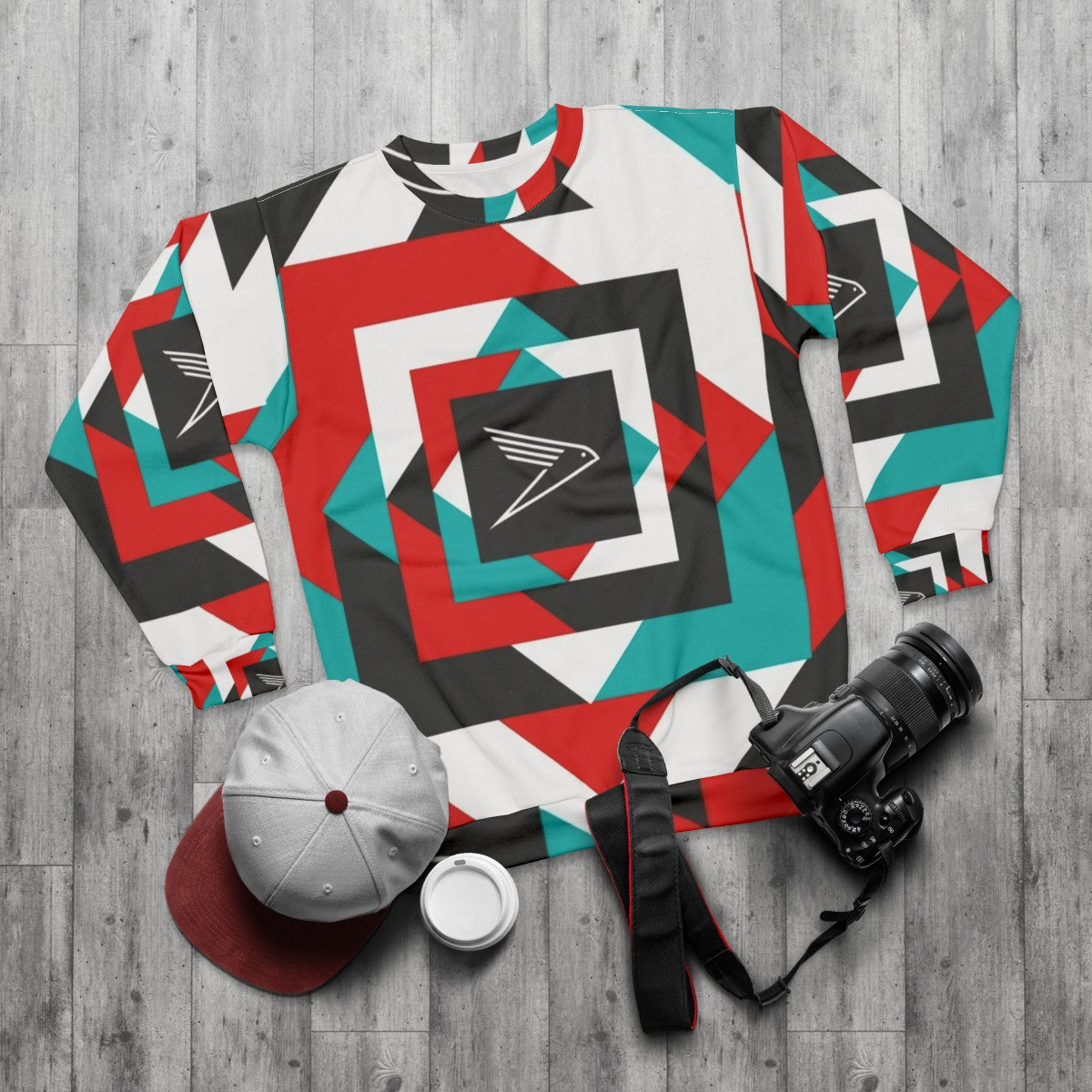 Destiny-themed sweatshirt - flat lay