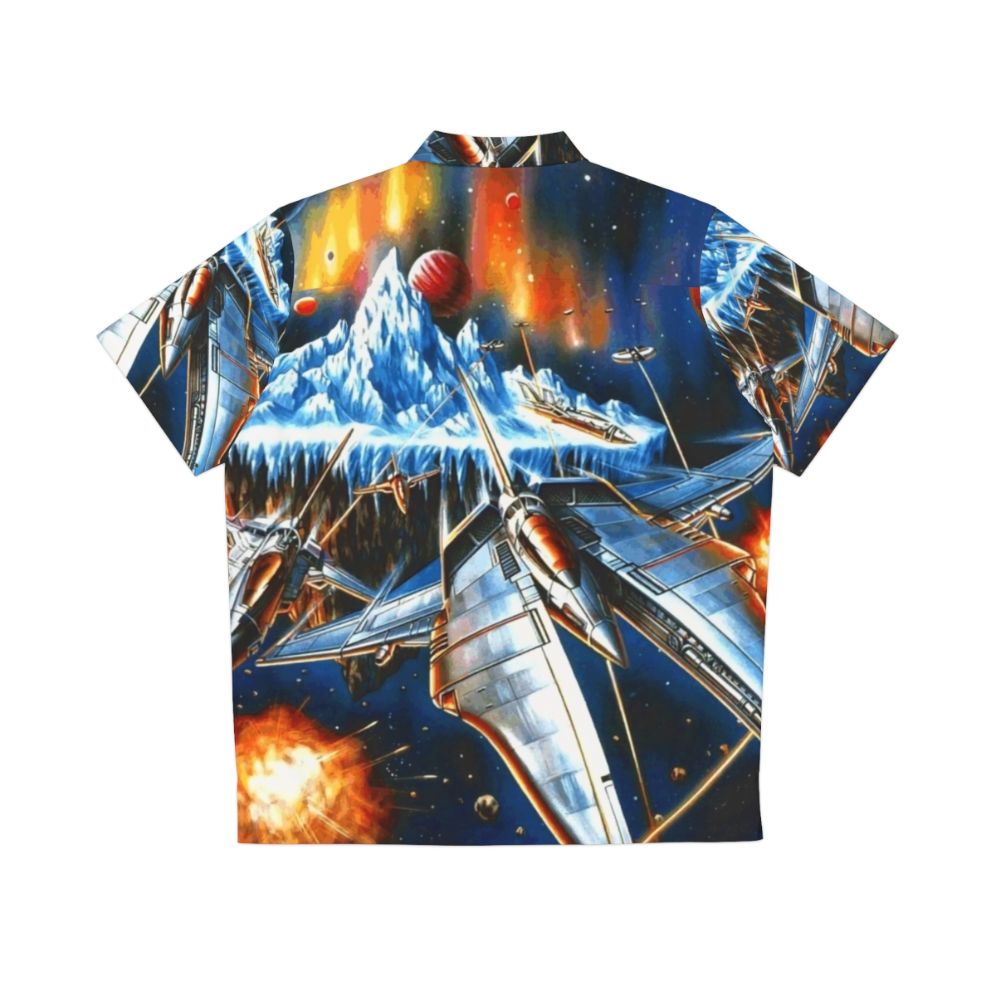 Gradius Gaiden Hawaiian Shirt with Radiant Silvergun and Ikaruga themed design - Back