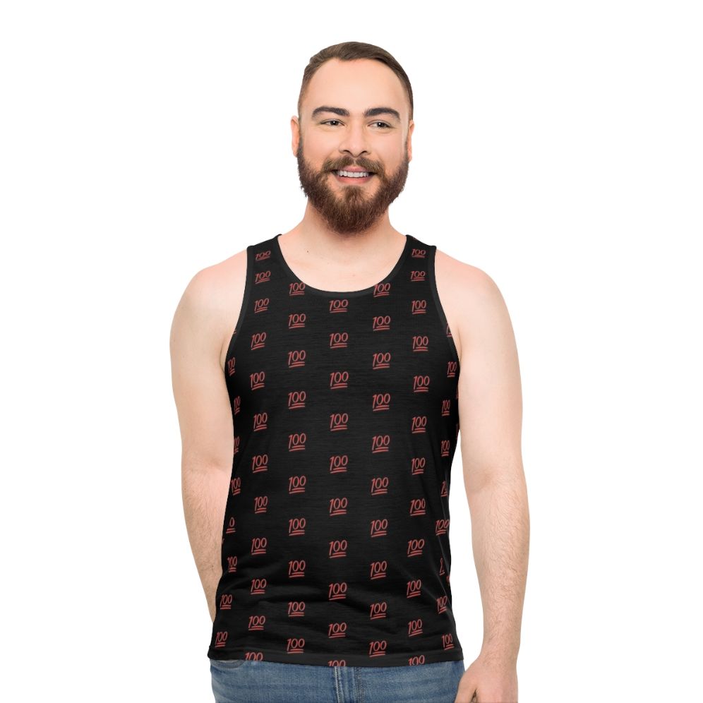 100 Emoji Unisex Tank Top - men