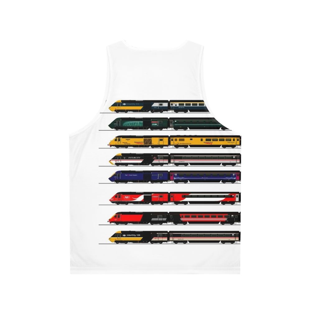 Intercity 125 HST Locomotive Unisex Tank Top - Back