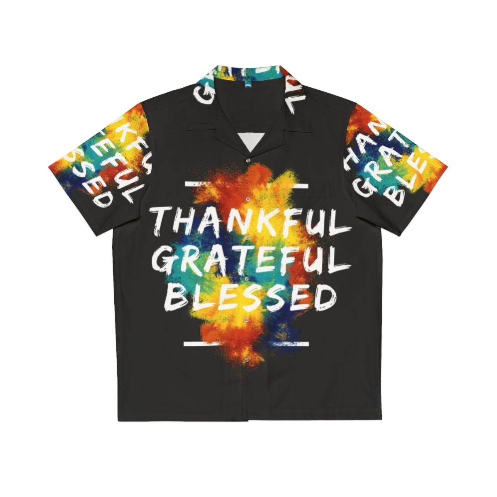 Thankful Grateful Blessed Hawaiian Shirt