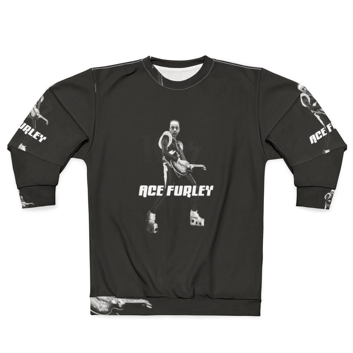 Ace Furley Sweatshirt featuring a guitar design