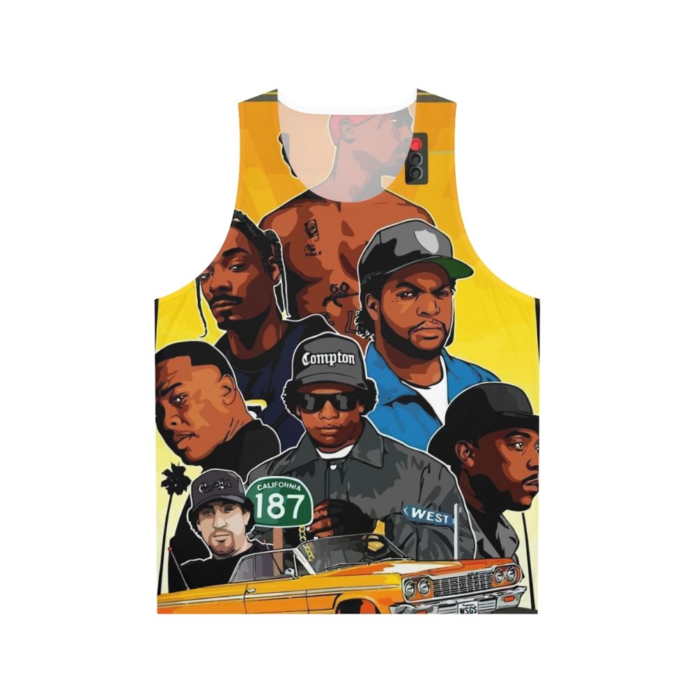 Unisex rap music tank top