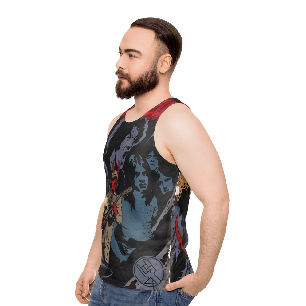 Hells Bells Comics Unisex Tank Top - men side