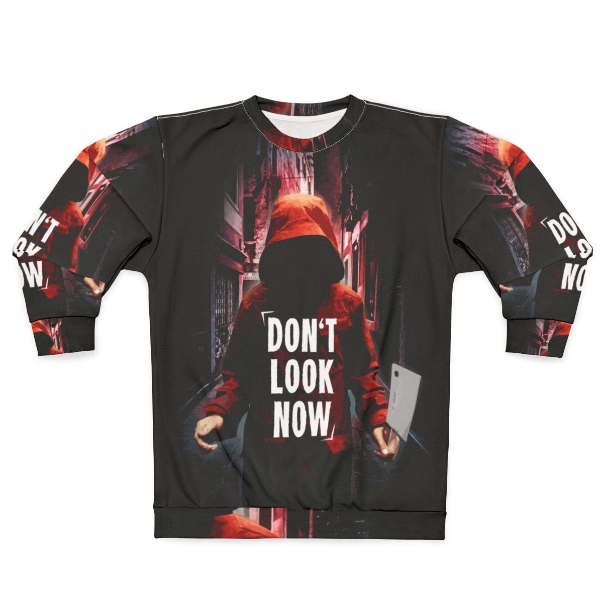 Don't Look Now Sweatshirt - Horror Movie Thriller Inspired by Nicolas Roeg Film