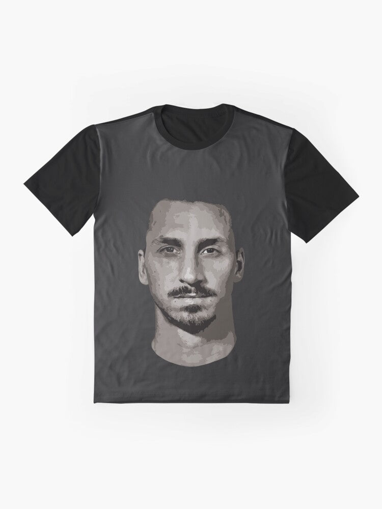 Zlatan Ibrahimovic graphic t-shirt with sketch design - Flat lay