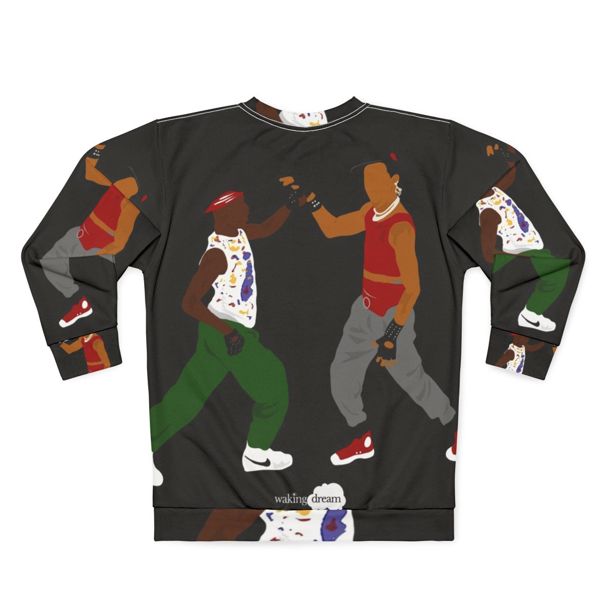 Breakin' Sweatshirt with hip-hop and breakdance design - Back