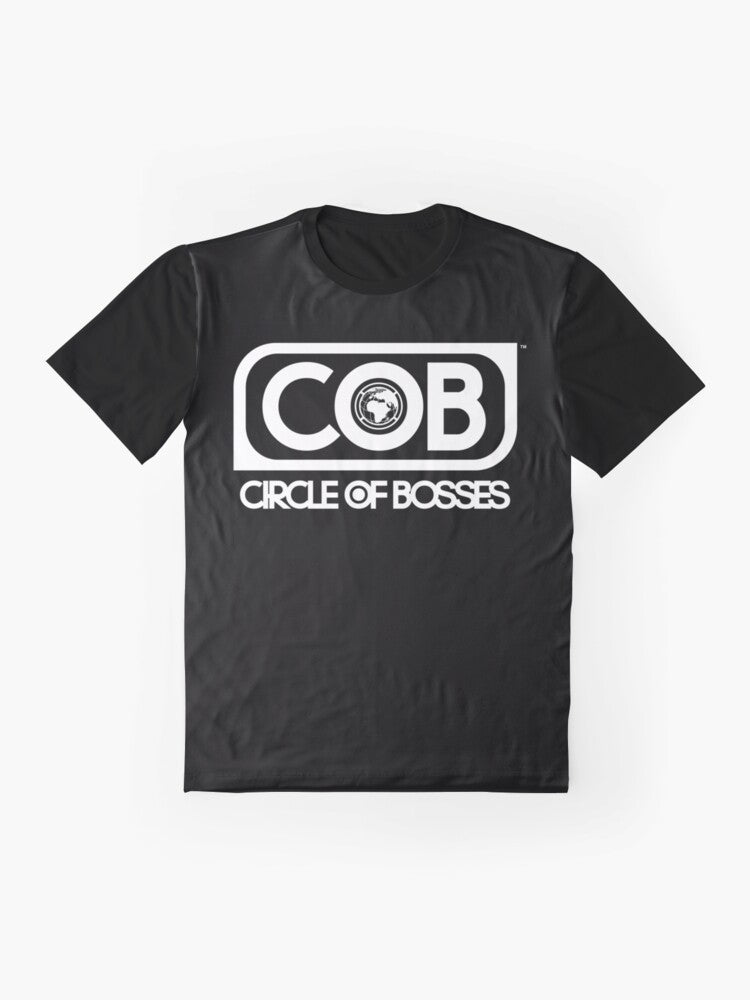 Circle of Bosses Graphic Boss T-Shirt - Flat lay