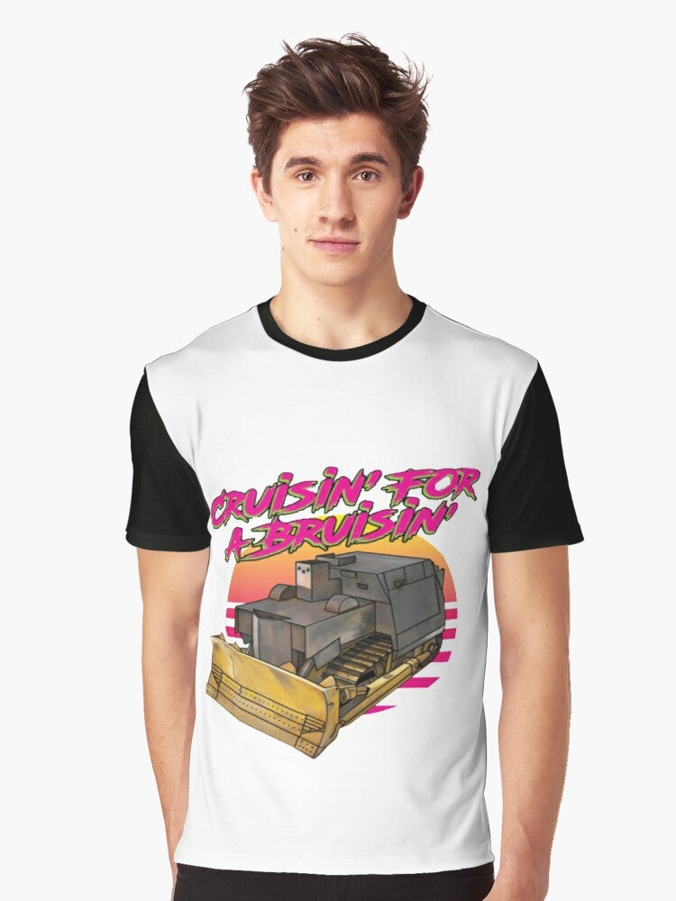 Cruisin for a Bruisin Killdozer Funny Graphic Tee - Men