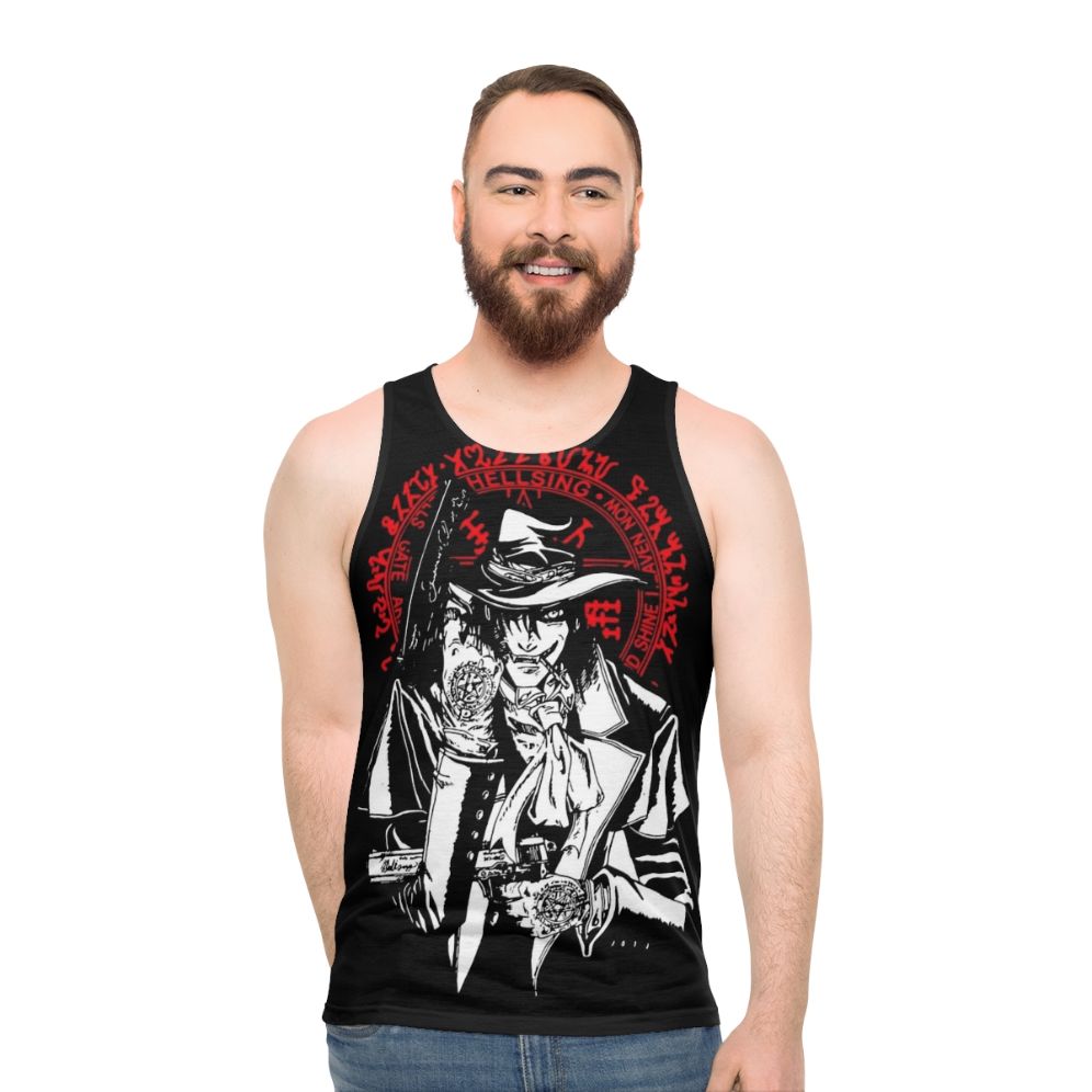 Hellsing Alucard Anime Manga Vampire Hunter Unisex Tank Top - men