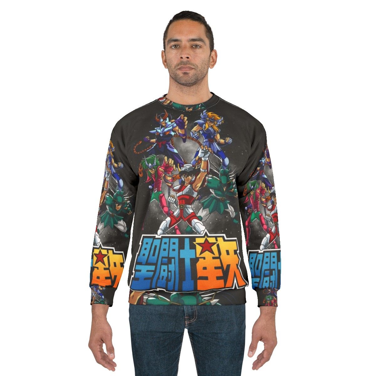 Knights Of The Zodiac Anime Sweatshirt - men