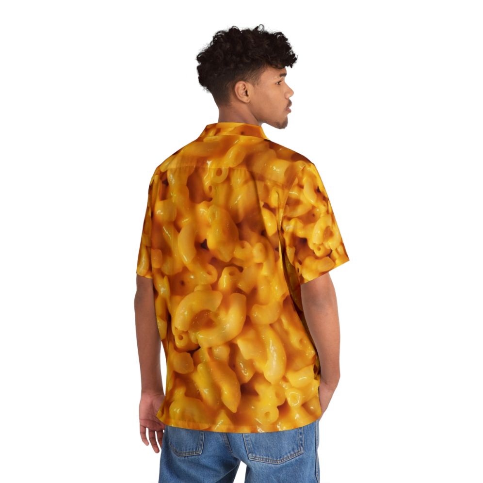 Cheesy mac and cheese themed Hawaiian shirt - People Back