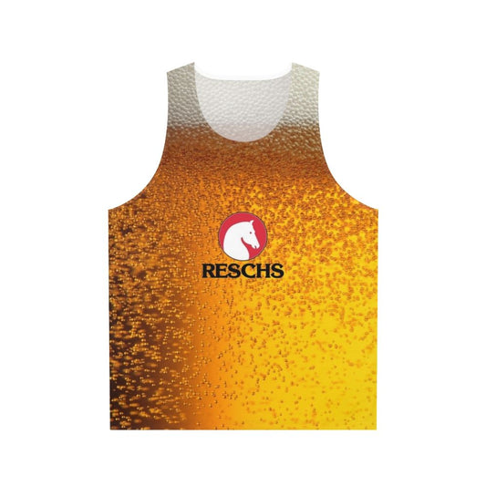 Reschs Beer Horse Unisex Tartan Tank Top