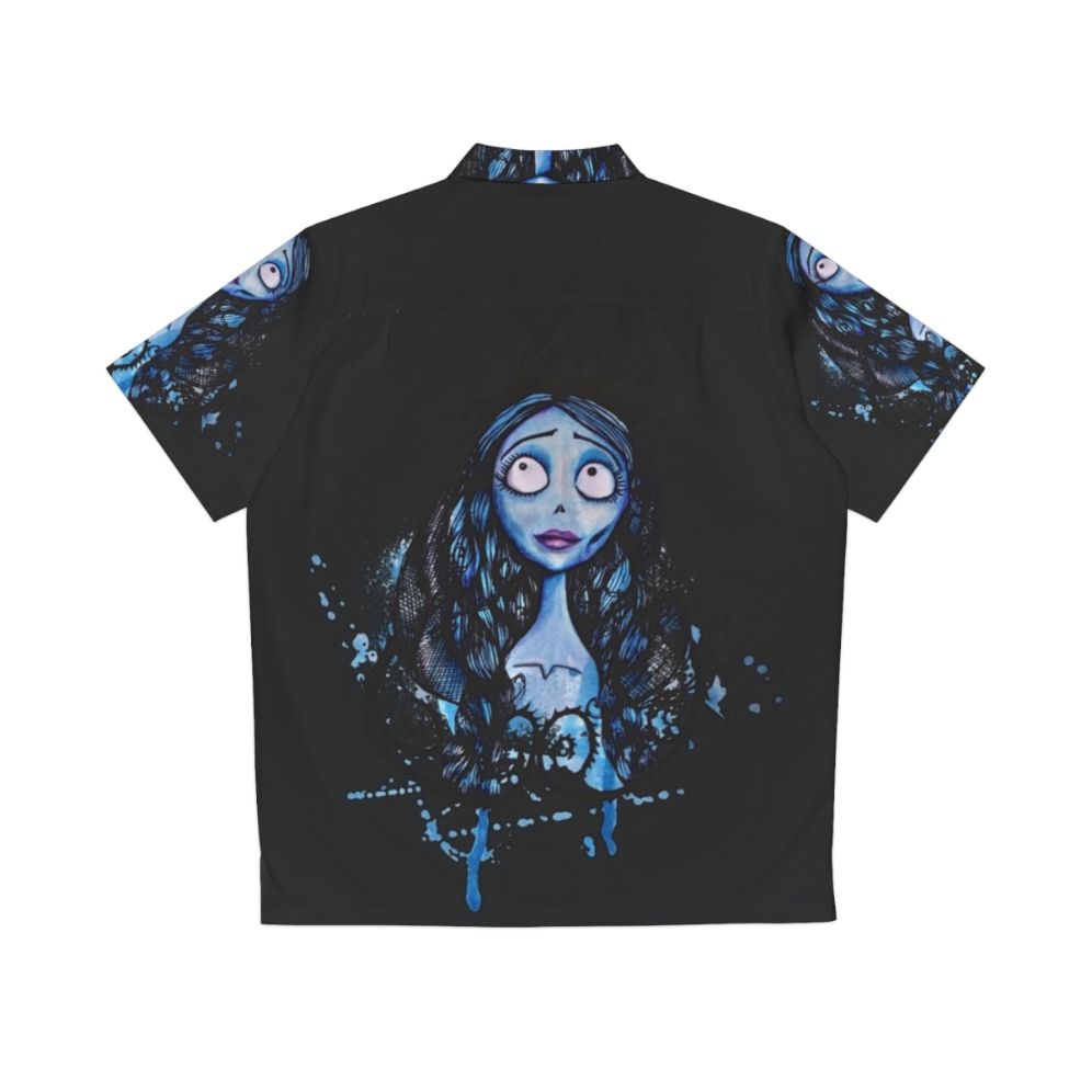 Watercolor Corpse Bride Hawaiian Shirt - Back