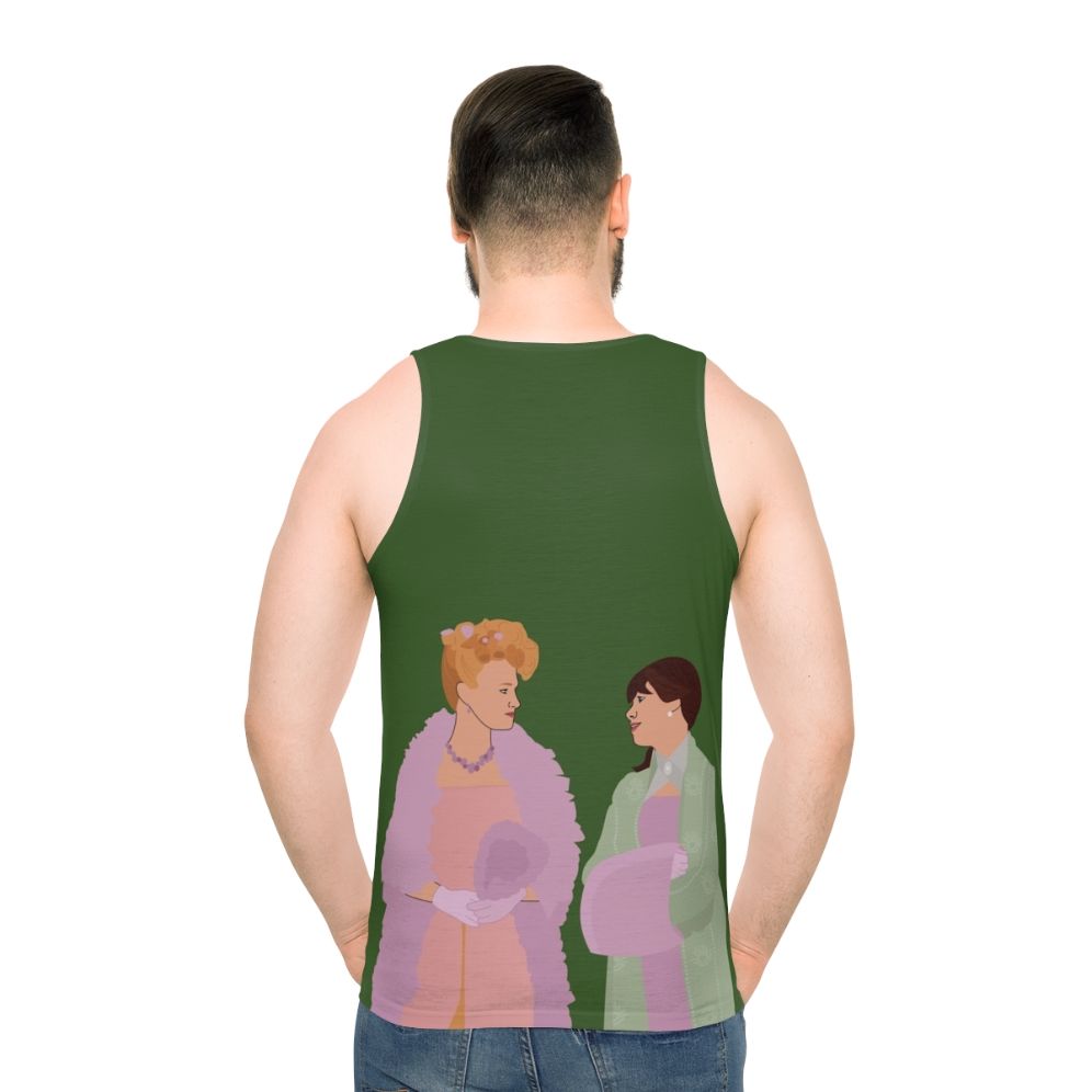 Bridgerton inspired Eloise and Cressida unisex tank top - men back