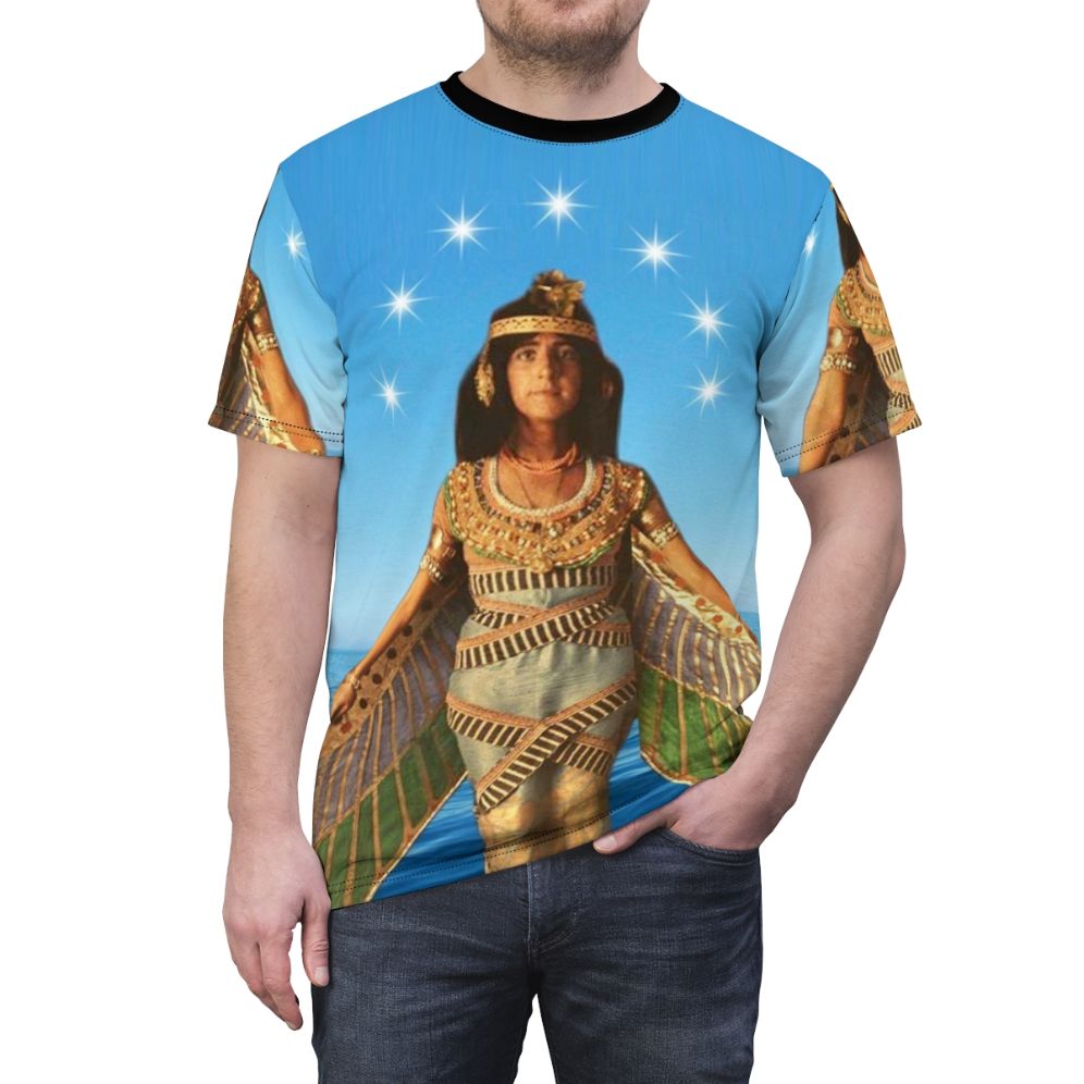 Mystical Priestess Inspired T-Shirt with Colorful Fantasy Artwork - men front