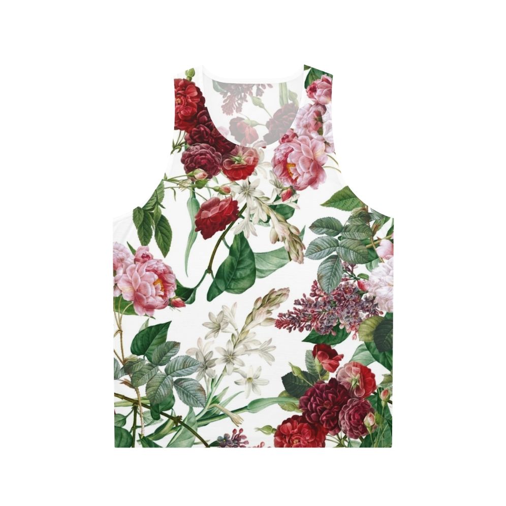 Exotic Garden Summer Floral Botanical Unisex Tank Top