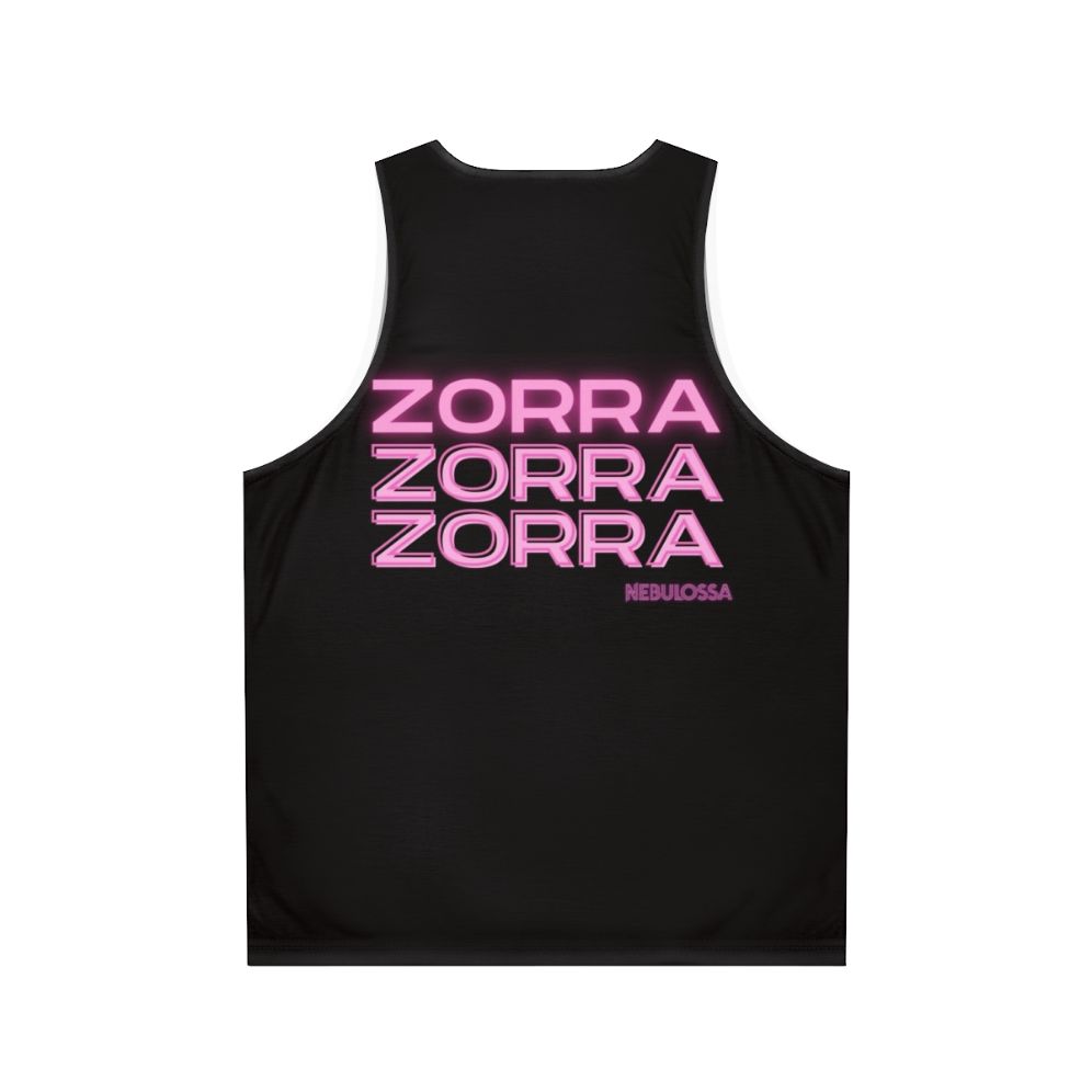 Zorra By Nebulossa Unisex Tank Top - Back