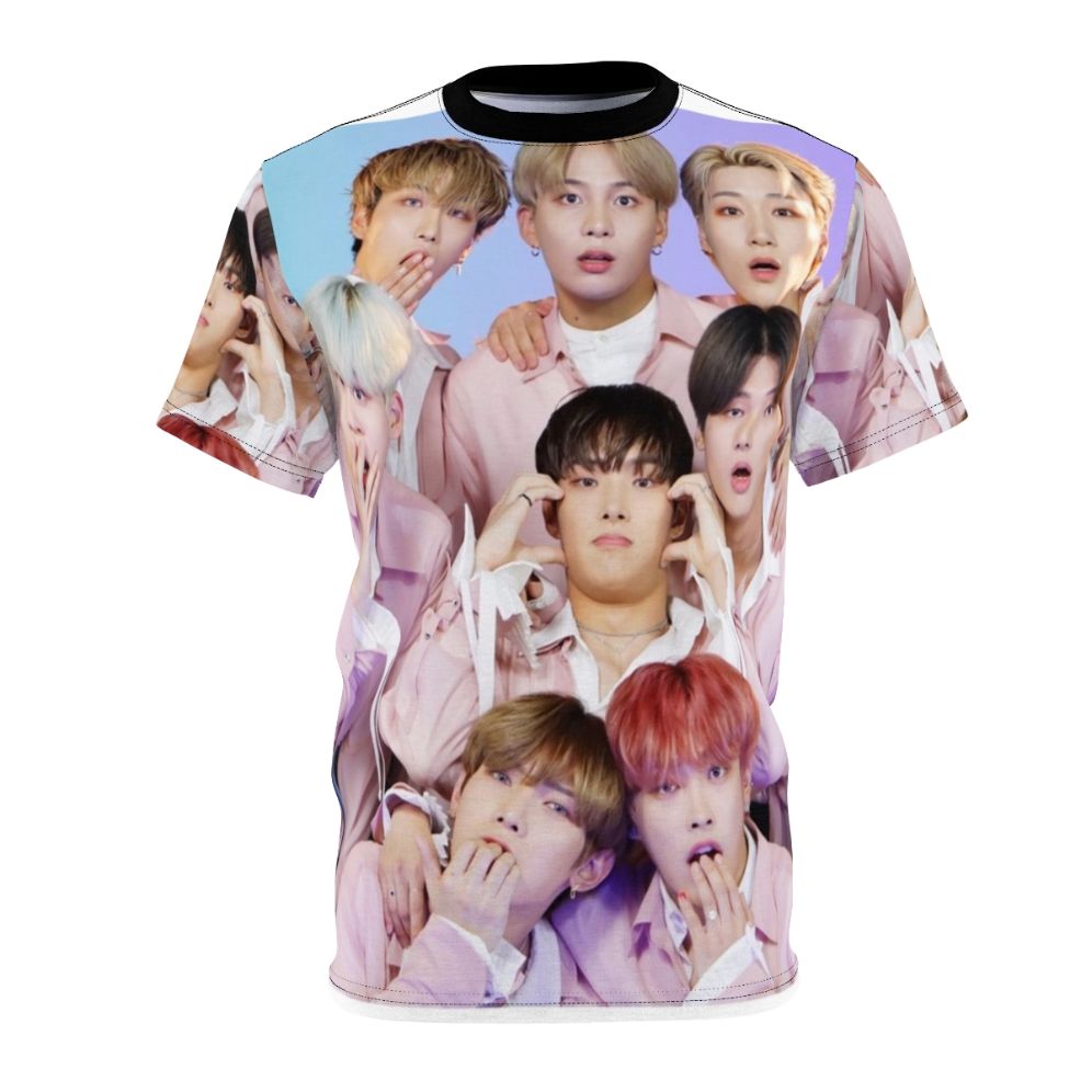 Ateez Inspired T-Shirt Design with ATEEZ Members Hongjoong, Seonghwa, Yunho, Yeosang, San, Mingi, Wooyoung, and Jongho