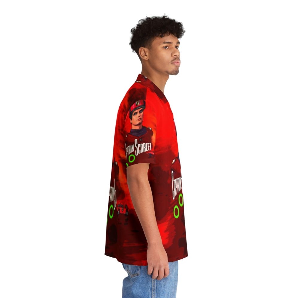 Retro Captain Scarlet Hawaiian Shirt - People Pight