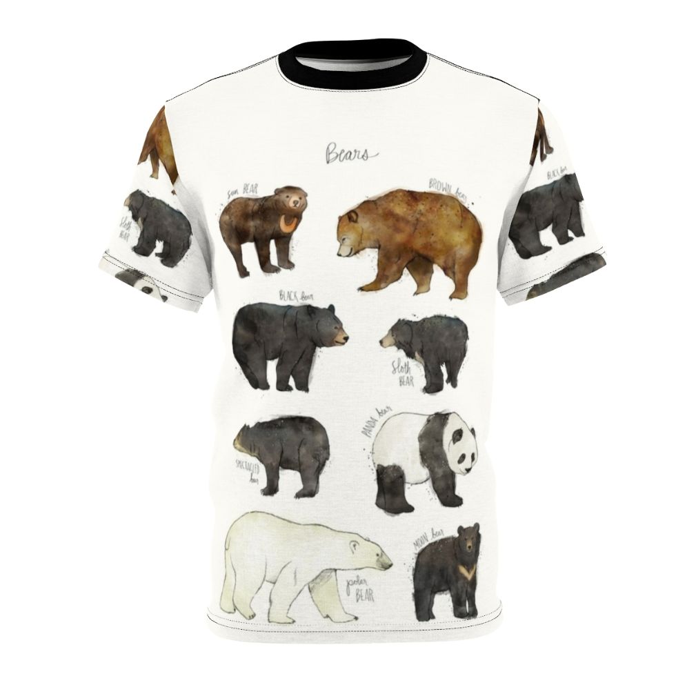 Captivating bear design on a high-quality t-shirt