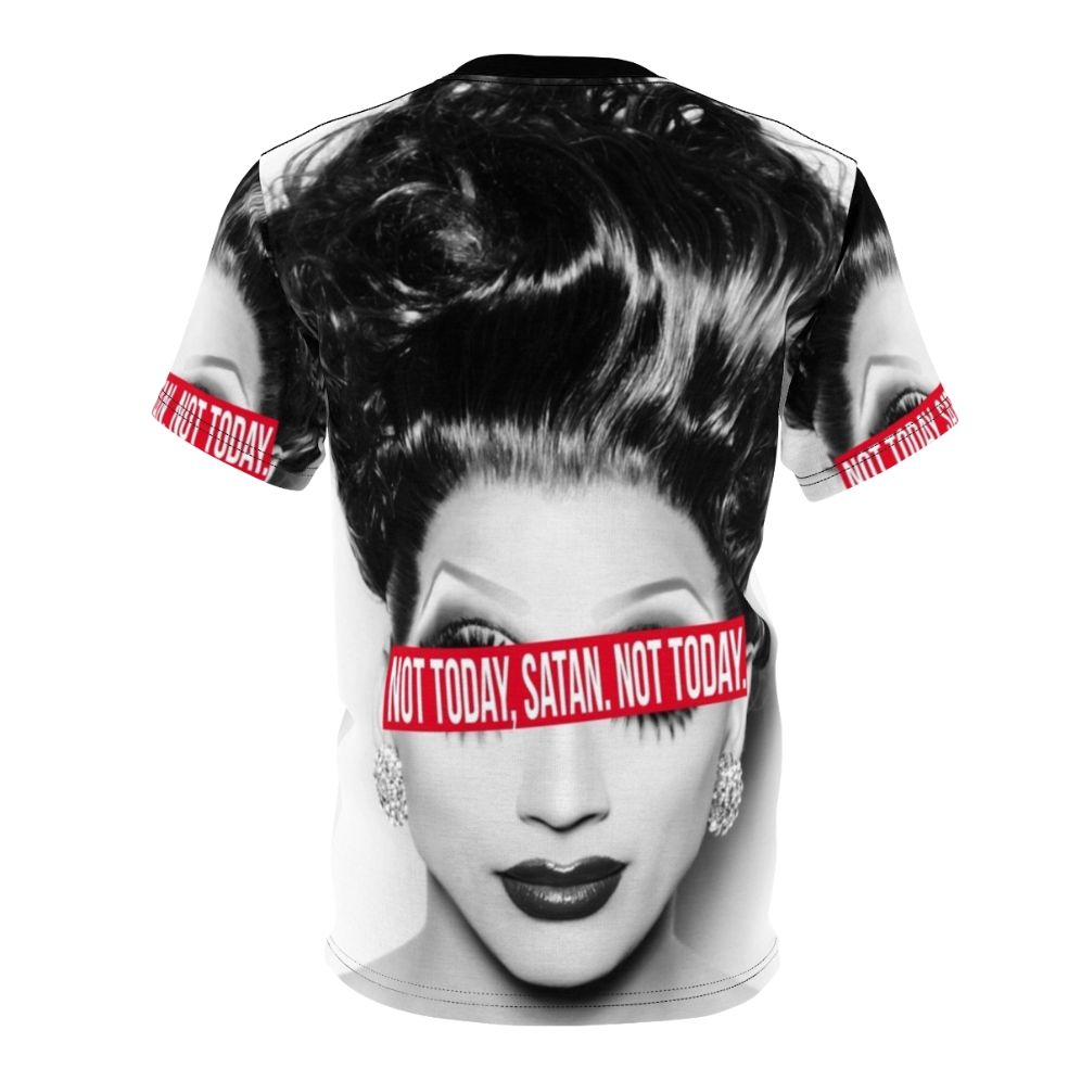 Sassy "Not Today Satan" t-shirt inspired by RuPaul's Drag Race - Back