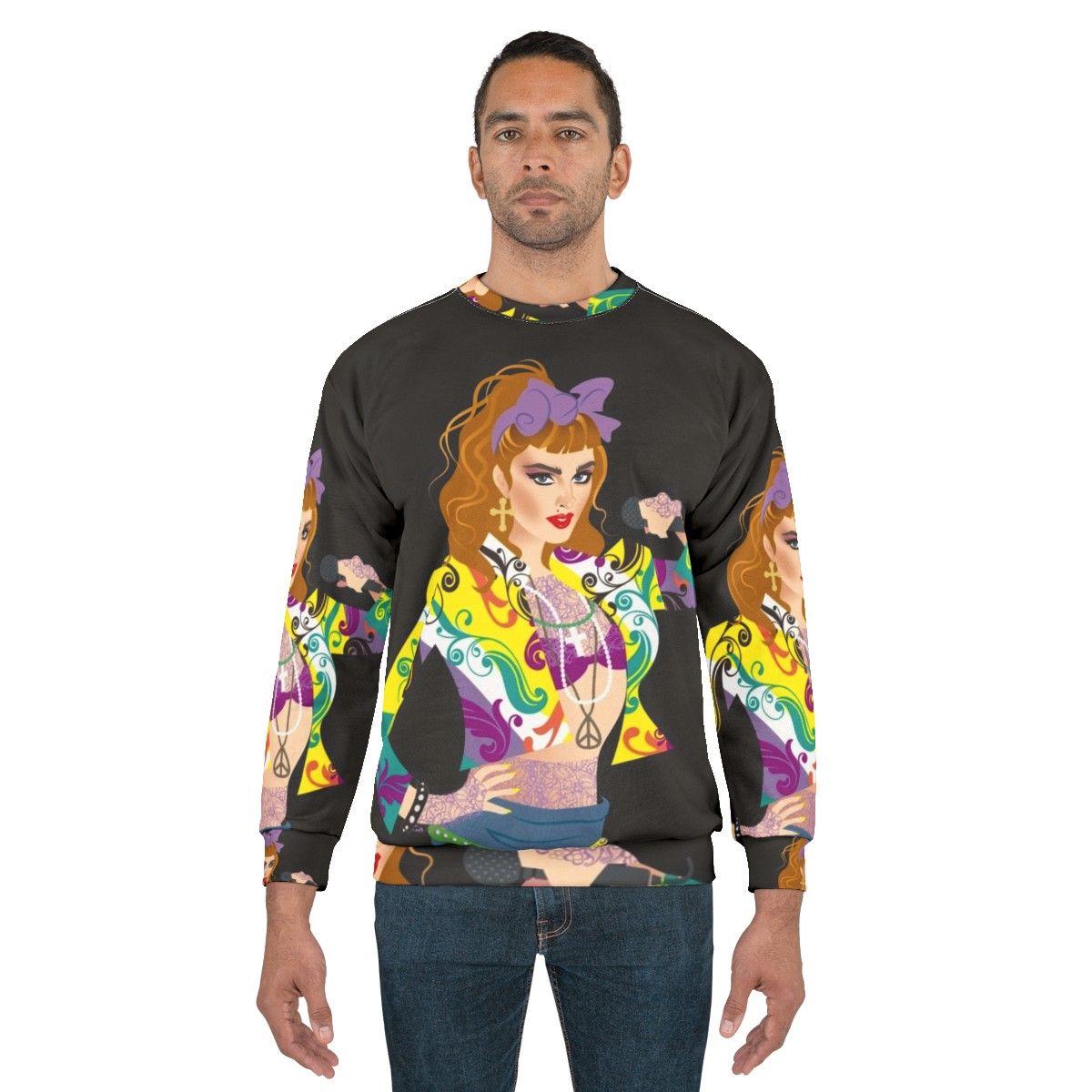 Dress Up Sweatshirt featuring Alejandro Mogollo Art - men