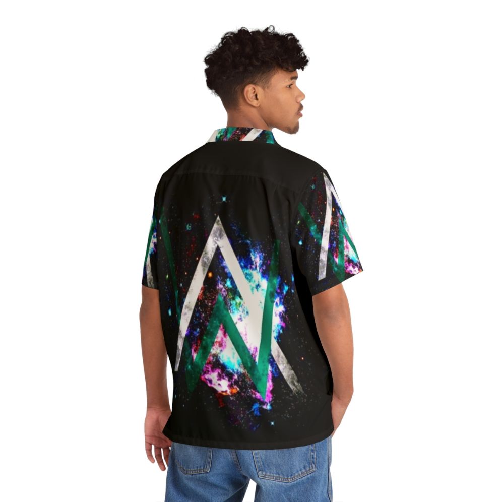 Alan Walker Faded Hawaiian Shirt - EDM Music Inspired Fashion - Flat lay